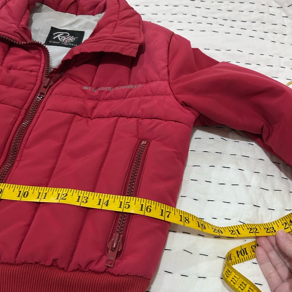 Red Vintage Roffe Ski Jacket - Picture 12 of 16